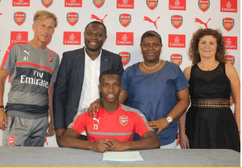 Eddie Nketiah Has Supportive Parents